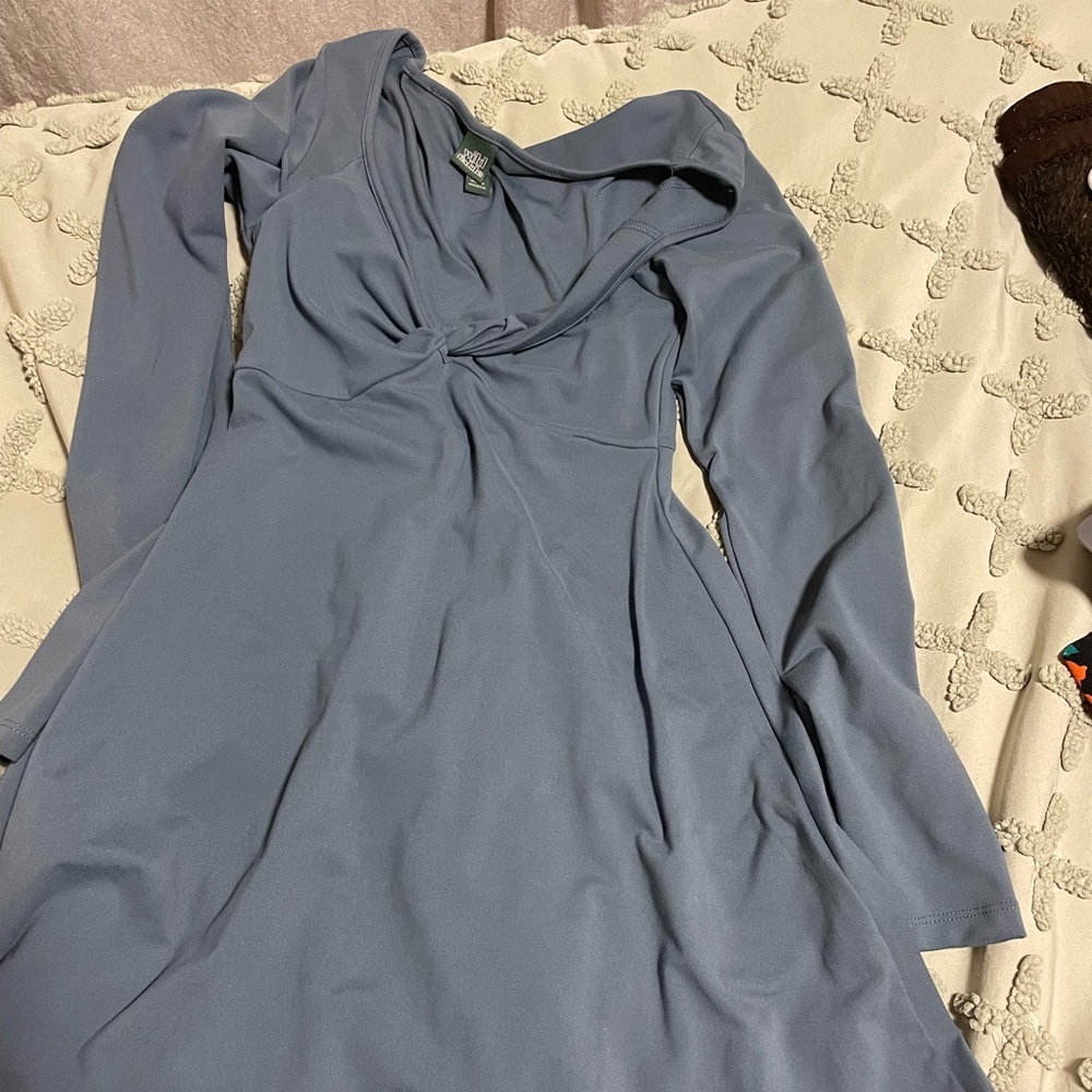 Wild Fable Slate Long Sleeve Dress
